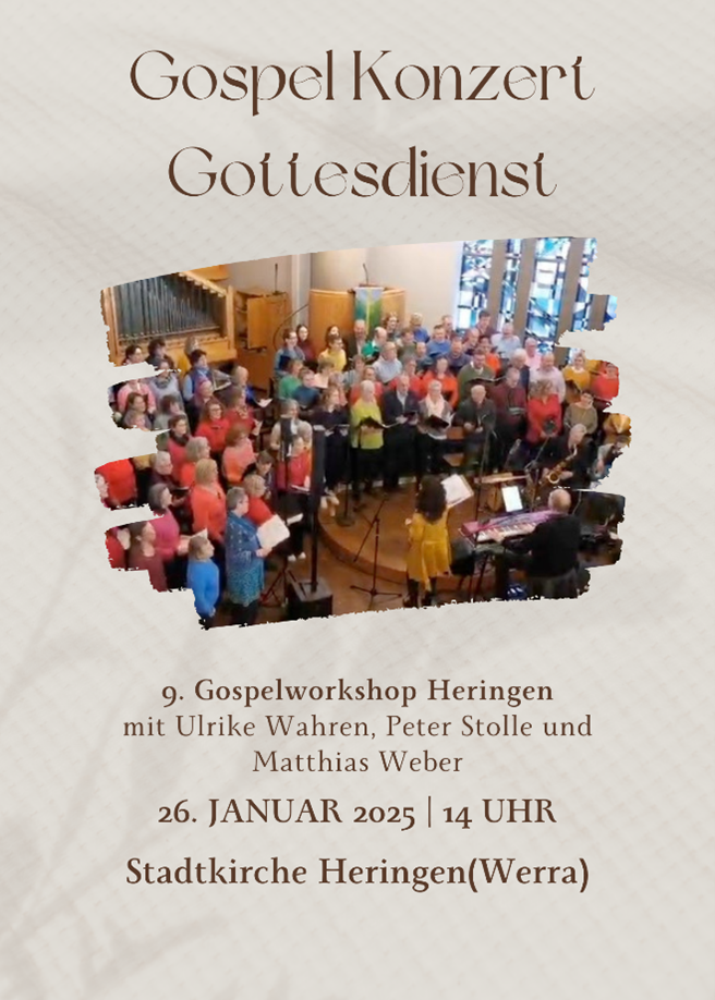 Gospelworkshop Gottesdienst