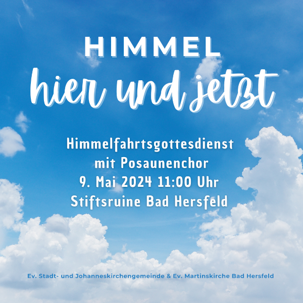 Plakat Himmelfahrt Instagram Post